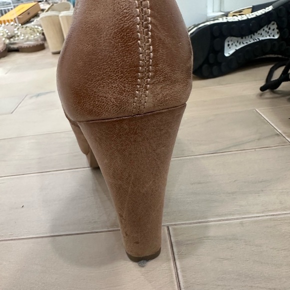 Jessica Simpson Keaton Tan Winter Haze Slouchy High Heel Boots - Picture 10 of 12